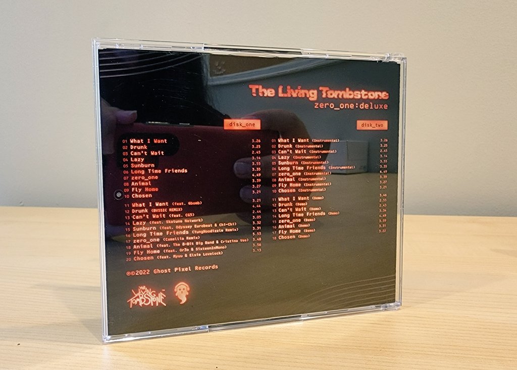LivingTombstone's tweet photo. We heard you wanted CDs? 👀 https://t.co/hSiZSZTkOX