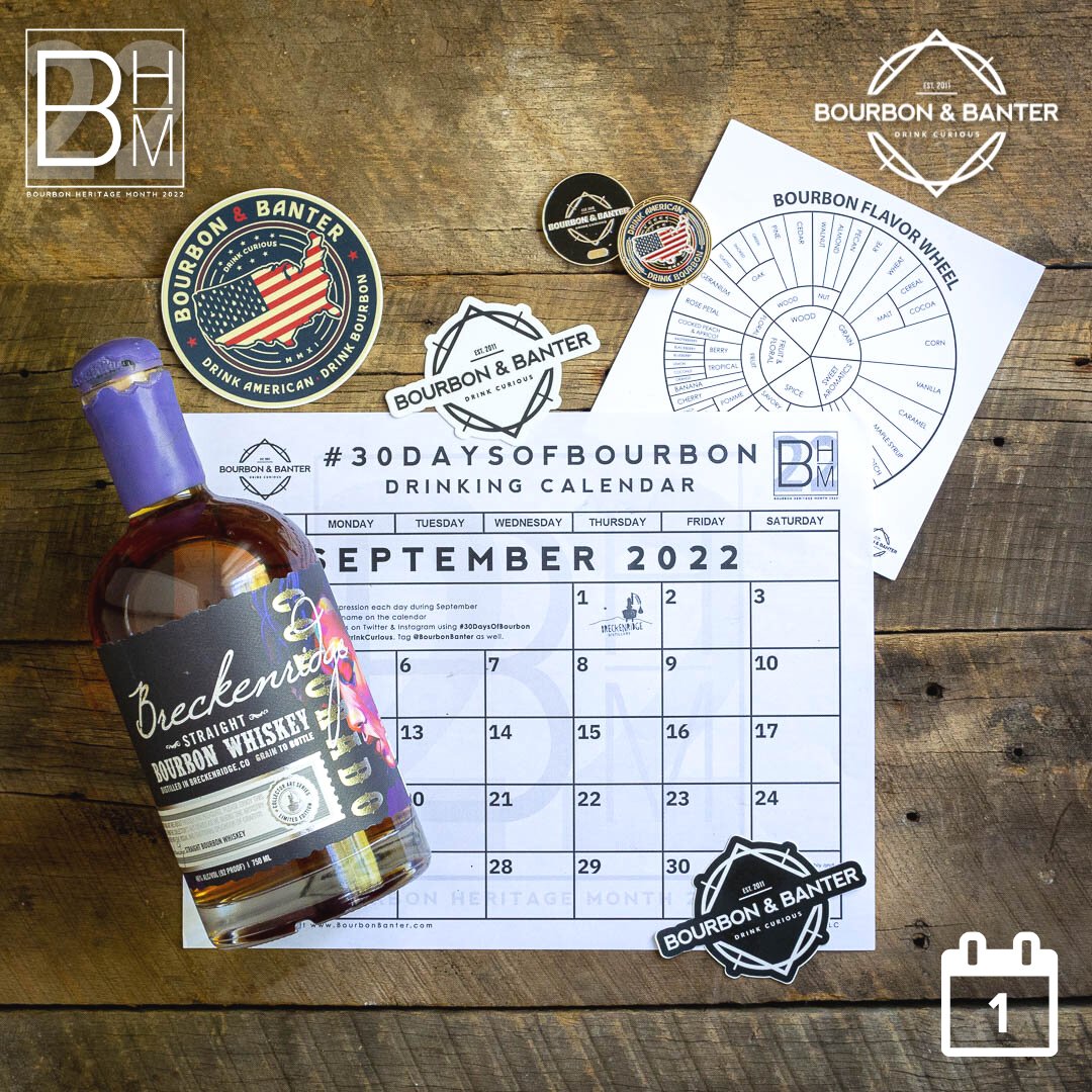 BourbonBanter's tweet photo. 🥃 Kicking off #BourbonHeritageMonth with a tasty pour from @breckdistillery. I can't wait until our private barrel pick of their distillate arrives at 132.6 proof and almost eight years. Cheers to everyone taking part in the #30DaysOfBourbon challenge! https://t.co/KoGeGROFBd