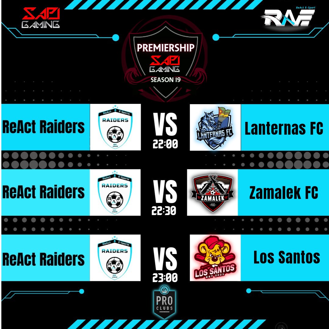 SAPL

It's  Matchday 6 tonight and we have our first triple fixture of the season...

We take on <a href="/lanternas/">Carla Lanternas</a>, <a href="/FccZamalek/">Zamalek FCC</a> and <a href="/xLosSantos_/">Los Santos</a> 
We needing points to climb our way out of this relegation zone.