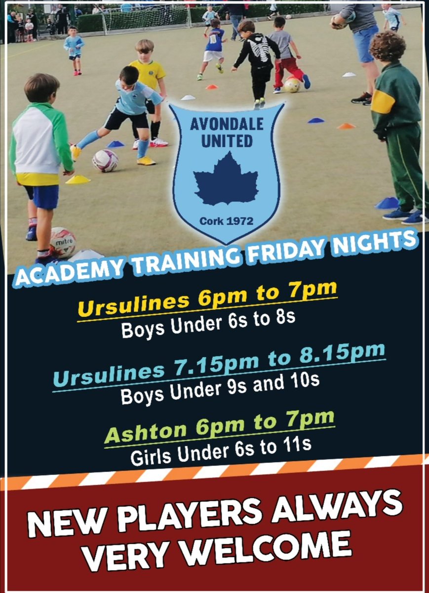 The Avondale Friday night academy in back..Girls in Ashton and Boys in Ursulines.    Meet new friends enjoy the football.⚽🔵