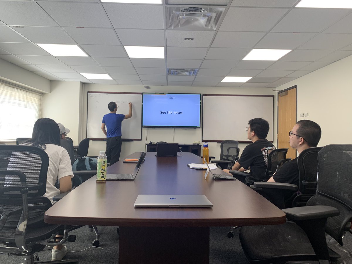 First in person group meeting in a long time!
