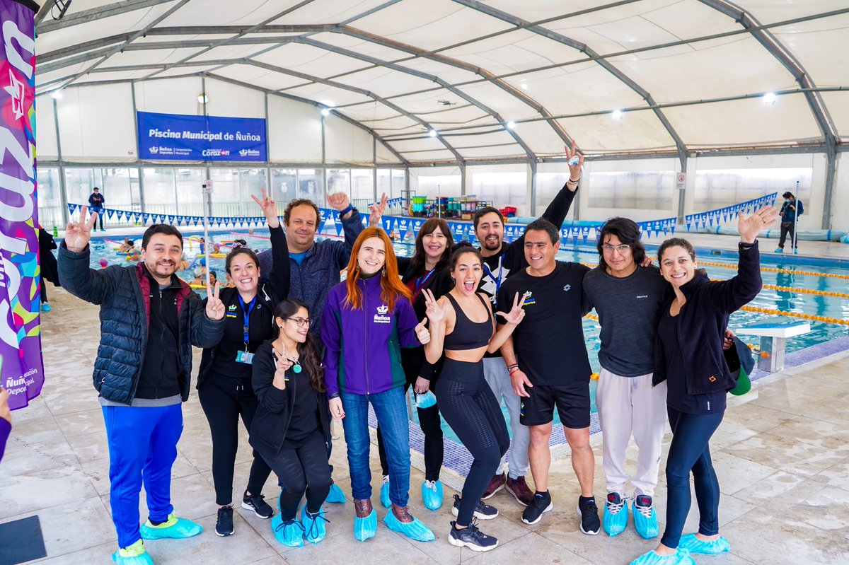 EmiliaRiosS's tweet photo. ¡Logramos la reapertura de la piscina municipal!💪��Tras meses de arreglos estructurales y 100MM de inversión volvió a funcionar nuestra piscina con los más altos estándares. El deporte es un derecho y trabajamos para asegurarlo.  

📲Inscripciones en https://t.co/AdFqMAd3R8 https://t.co/6P2XnId2oJ