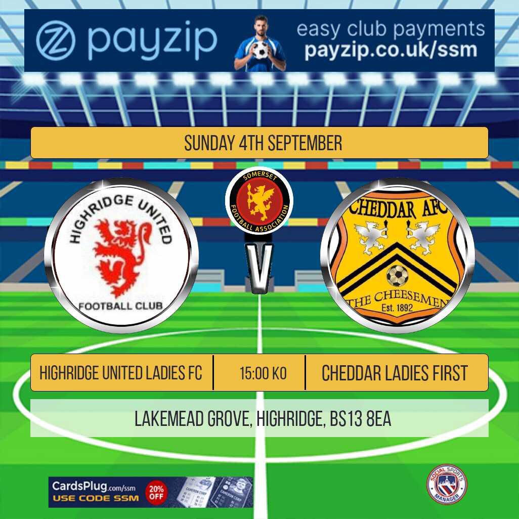 FcHighridge's tweet photo. ⚽️ It's here! ⚽️

The season begins this weekend and we start our season at home hosting @CheddarLadies 

Please come and support the ladies for their 1st game of the season.

⏱ 3pm KO

🍻 Bar will be open

📌 Lakemead grove @highridgefc https://t.co/qKVSzEwGf2