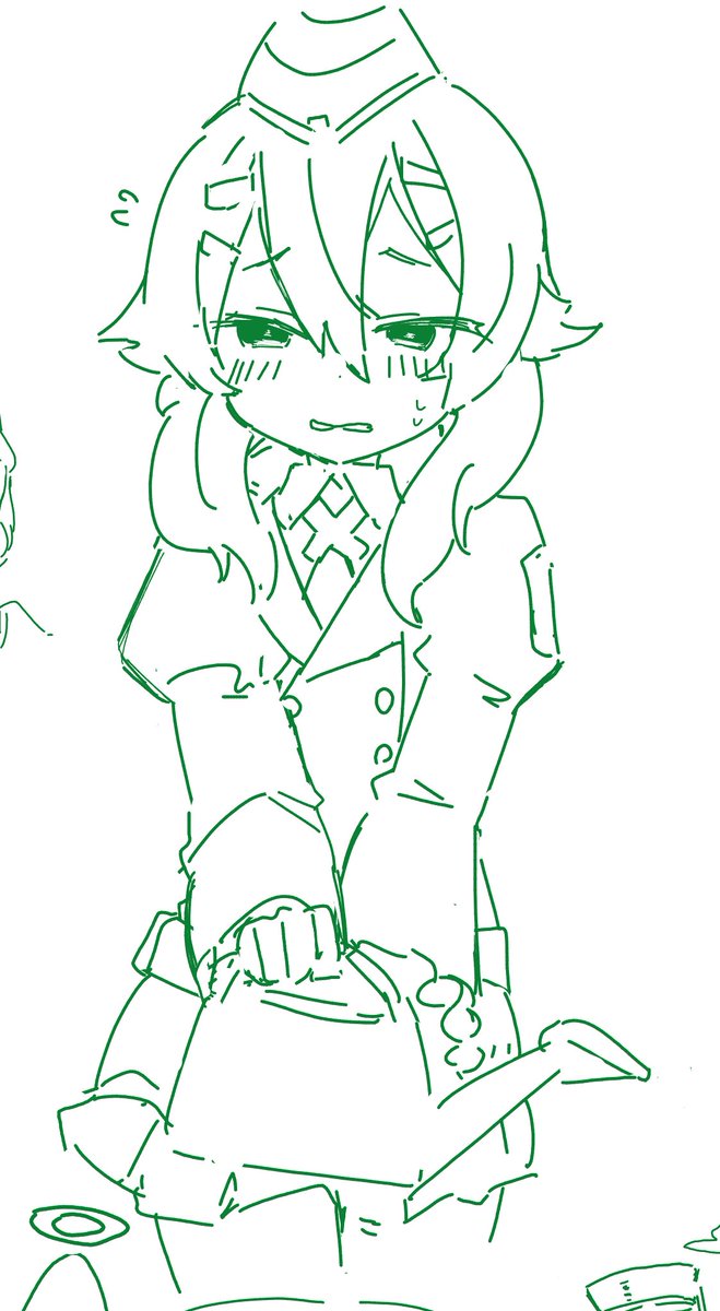 いずれ描きたいハルカとスケベを学習してバグるビナーくん 