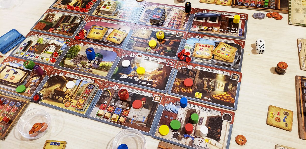 SquareRocket's tweet photo. 🍍💎 Se volvió a jugar un clásico, Istanbul, un juego euro para competir con otros mercaderes, transportando y vendiendo vienes junto a tus asistentes, para ser el negociante más prospero del lugar.

#juegosdemesa #boardgames #eurogame #ludonauta https://t.co/JJEznetXEq