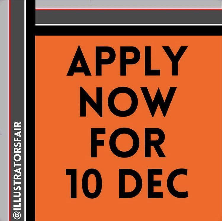 *KLAXON NOISE* The next Illustrators’ Fair is taking place on Saturday 10th December 2022. It will be held at our usual impressive venue in the heart of King's Cross. For more info and detail on how to apply read this thread! 🧵 
#illustratorsfair