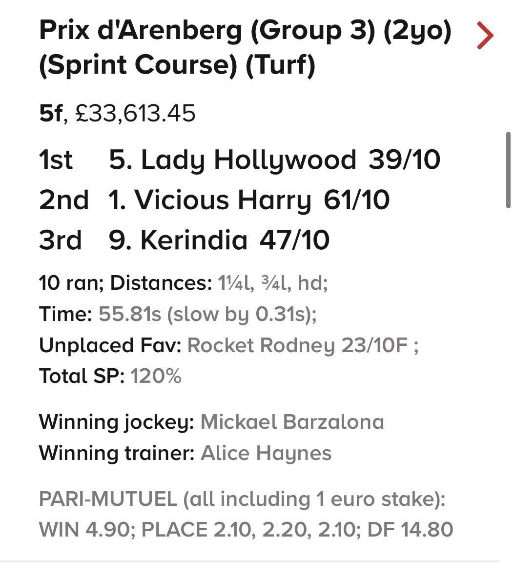 RPSimulators's tweet image. 3 wins on the Longchamp card for @mickaelbarzalon who bought the very first RPSimulator back in 2013 @ahaynesracing