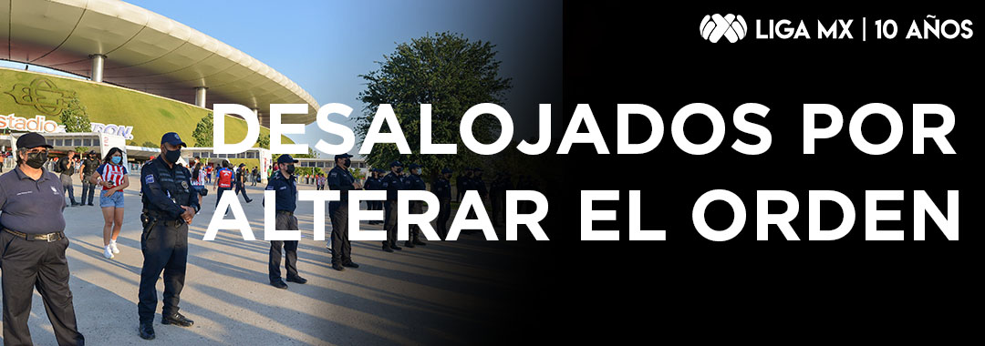 #COMUNICADO: 

Se desalojaron a 73 personas en la Jornada 11 del Apertura 2022 por alterar el orden

Mikel Arriola, pidió a los Comisarios mantener, en coordinación con las autoridades correspondientes, la tolerancia cero.

📰 ligamx.net/cancha/detalle…