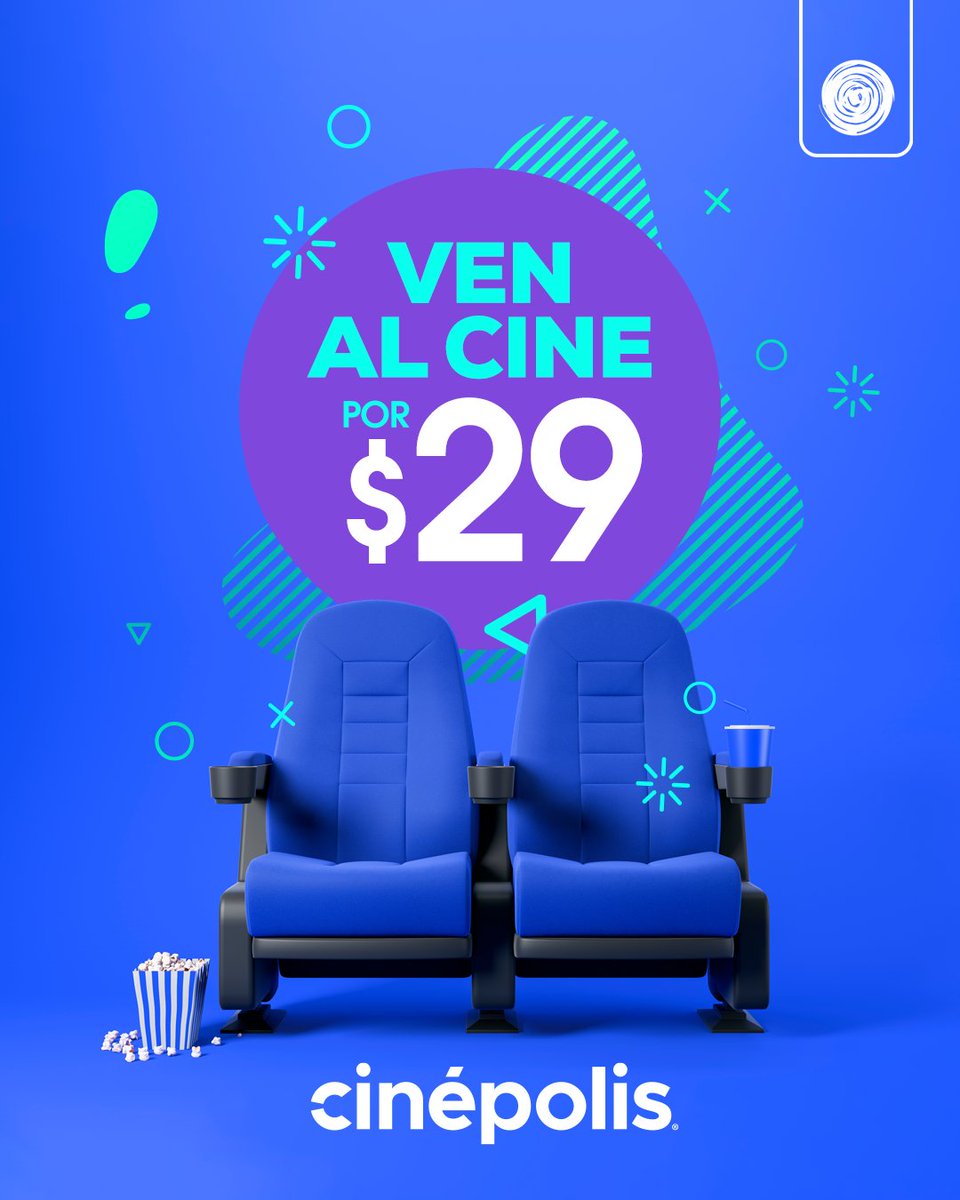 LaIslaMerida's tweet photo. Este 5, 6 y 7 de septiembre, los cinéfilos estamos de fiesta. 🤪Aprovecha esta superpromoción de boletos a solo $ 29.00 🤩 así como descuentos especiales en dulcería. 😋🍿🍫🥤
.
.
.

Aplica en salas tradicionales en todas las funciones y descuentos en formatos de salas especiales https://t.co/HwTmzqRphW