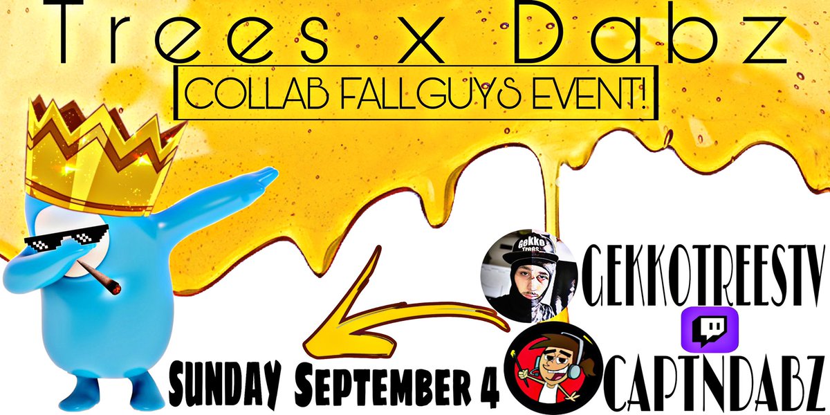 GekkoTrees's tweet photo. ME AND @captndabz ARE DOING A COLLAB FALLGUYS EVENT! CUSTOMS REGULAR GAMES AND A WHOLE BUNCH OF FUN! READ ABOVE AND HIT US UP FOR QUESTIONS<3 https://t.co/9DR0tOEzVz