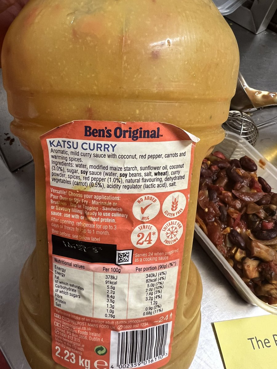 hjsmith66's tweet photo. @BensOriginal  is this sauce gluten free as it states but also states it contains wheat ??? https://t.co/l452LFjlBS