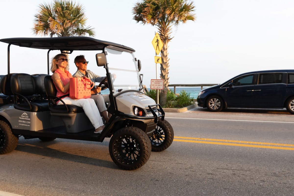 Did you know Glass Casa offers golf cart and bike rentals for your family to enjoy on vacation? Beach days and shopping trips are a breeze with a golf cart! Reserve now > glasscasacarts.com.