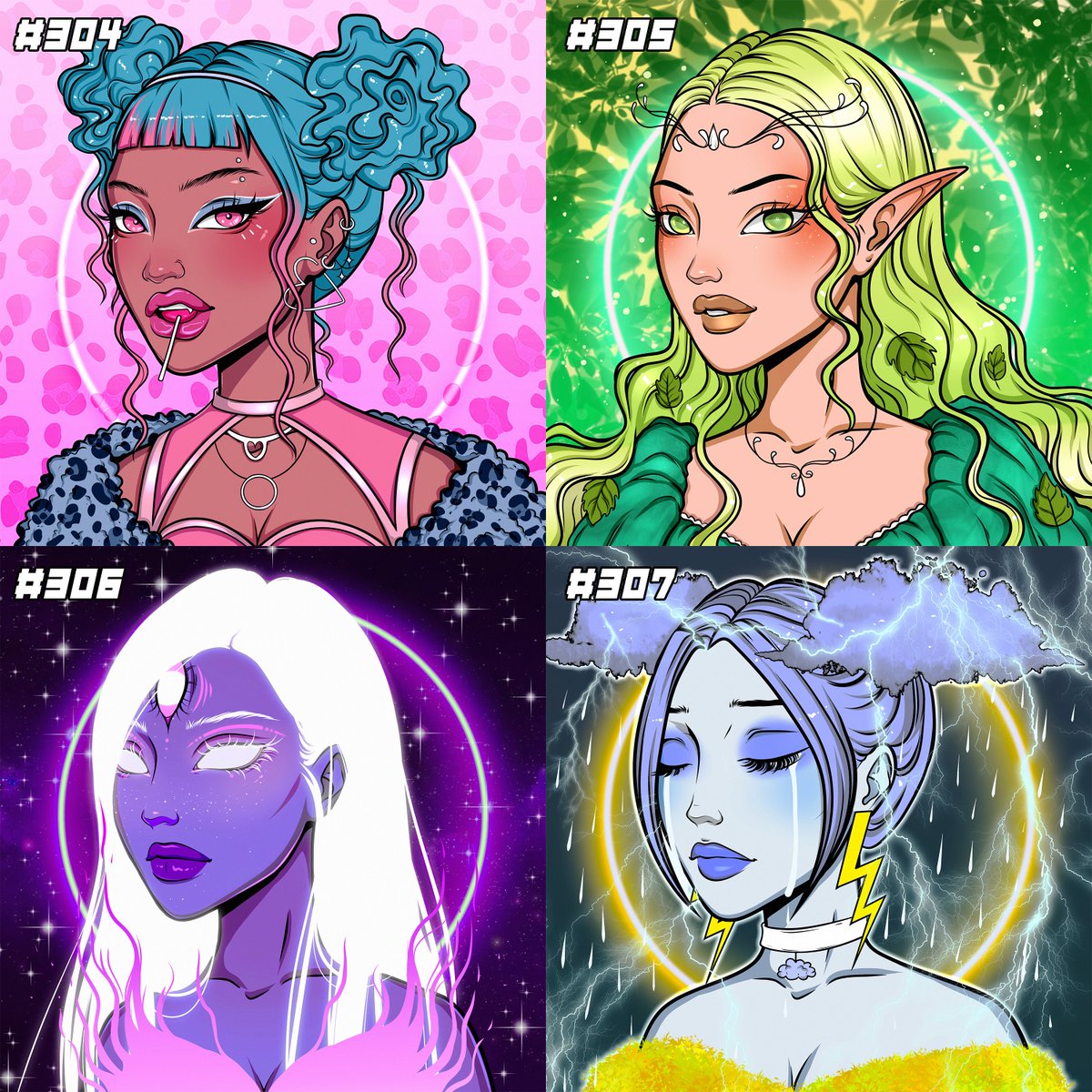 ✨NEW DROP✨
Crypto Neon Girls Rare #304 - #307 are now available on <a href="/opensea/">OpenSea</a>!
0.05 $ETH - Polygon
Likes and RTs are appreciated!💗
🔗opensea.io/collection/cry…
#nfts #NFTProject #NFTCommunity #WomeninNFTs