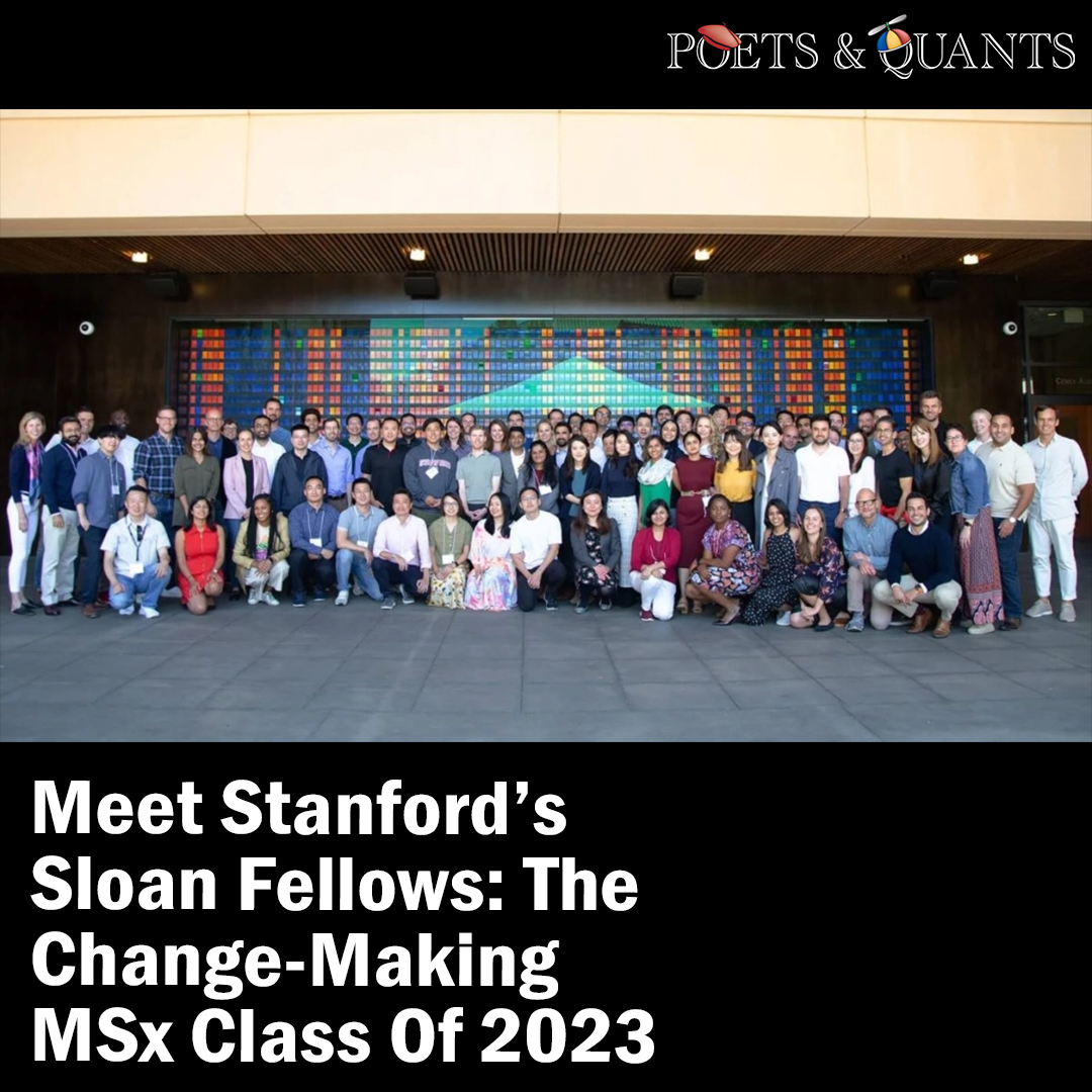 This year's cohort of mid-career executives has an average of 13 years of experience and come from 37 different countries.

Read More: bit.ly/3B6XCjV

@stanfordgsb
#mba #businessschool #stanford #stanfordmsx #sloan #sloanfellows #militaryveteran #classof2023