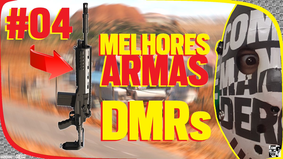 CommanderRSix's tweet photo. Salve Rapazied!
Bora assistir o novo vídeo MELHORES ARMAS #04 - DMRs?
Let's que Let's!
https://t.co/CGXpBhFJB3

#r6siege #r6 #r6clips #r6highlights #rainbowsixsiege #rainbowsix #rainbowsixclips #r6extraction #r6eclips #r6ehighlights #rainbowsixextraction https://t.co/p1ADrl1D4j