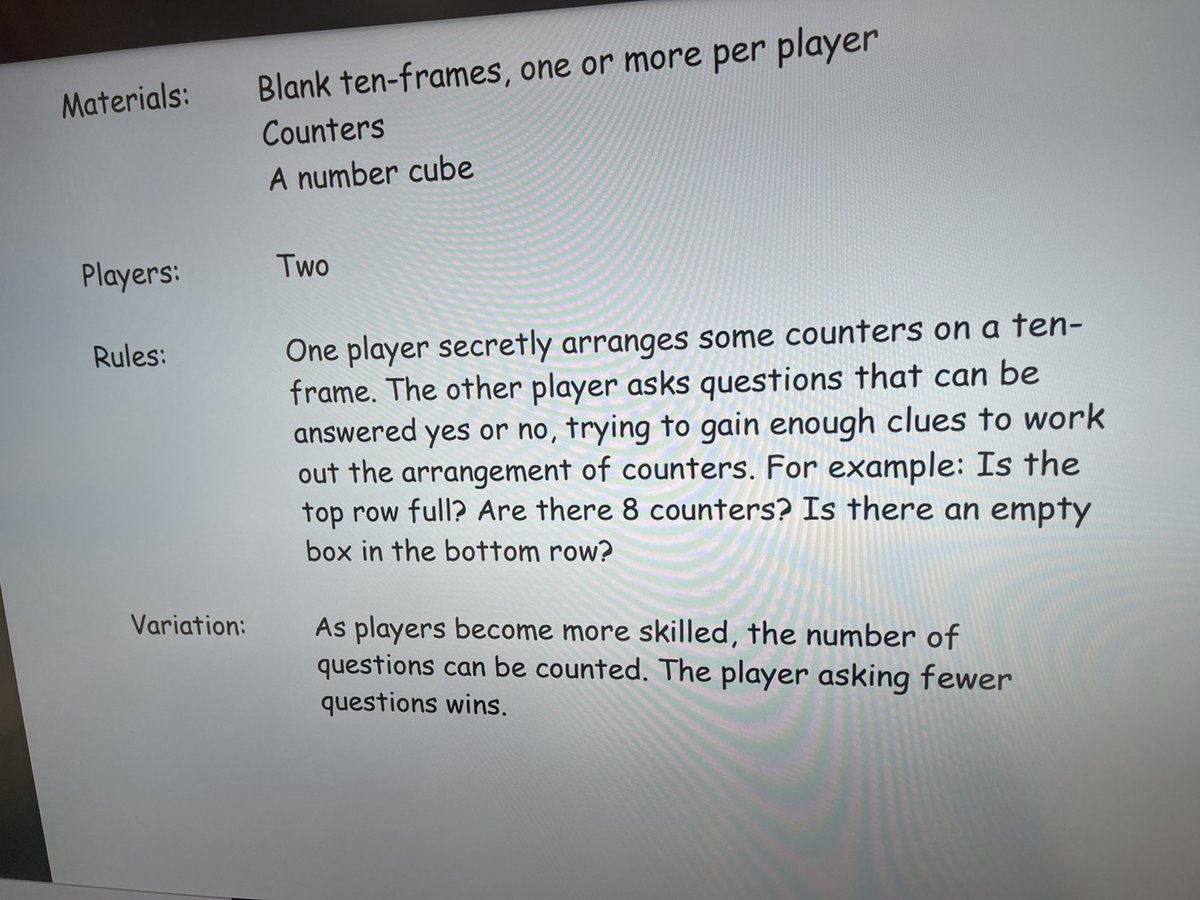 jnbailey7's tweet photo. Today in math, we got to work on a frameworks lesson. The kids absolutely loved this! They had to ask and answer questions to help find the number the other student created using the 10 frames! #Raisingthebar @Hasty_Huskies  @JanetMarotte777 @MRegan0123 @Beth_Coryell https://t.co/jhDuZ9QoYw
