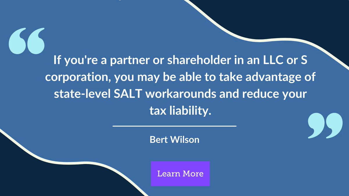 SimpleStartup's tweet image. In 2020, the IRS allowed state pass-through entity tax (PTET) workarounds to the state and local taxes (SALT) cap. Learn what state PTET workarounds look like below. 
#taxdeductions #SALTcap #simplestartup 
buff.ly/3TsL0ur