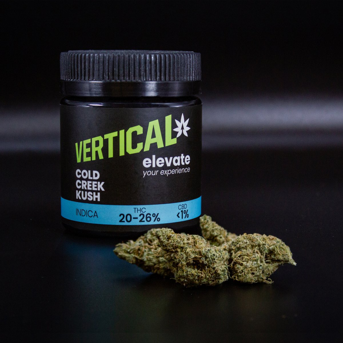 Time to show some love for our fan favourite, Cold Creek Kush!

This indica-dominant cultivar, with THC coming in at an impressive 20-26%.

#ColdCreekKush #VerticalCannabis #Vertical #ElevateYourExperience #HeavyHitter #FanFavourite