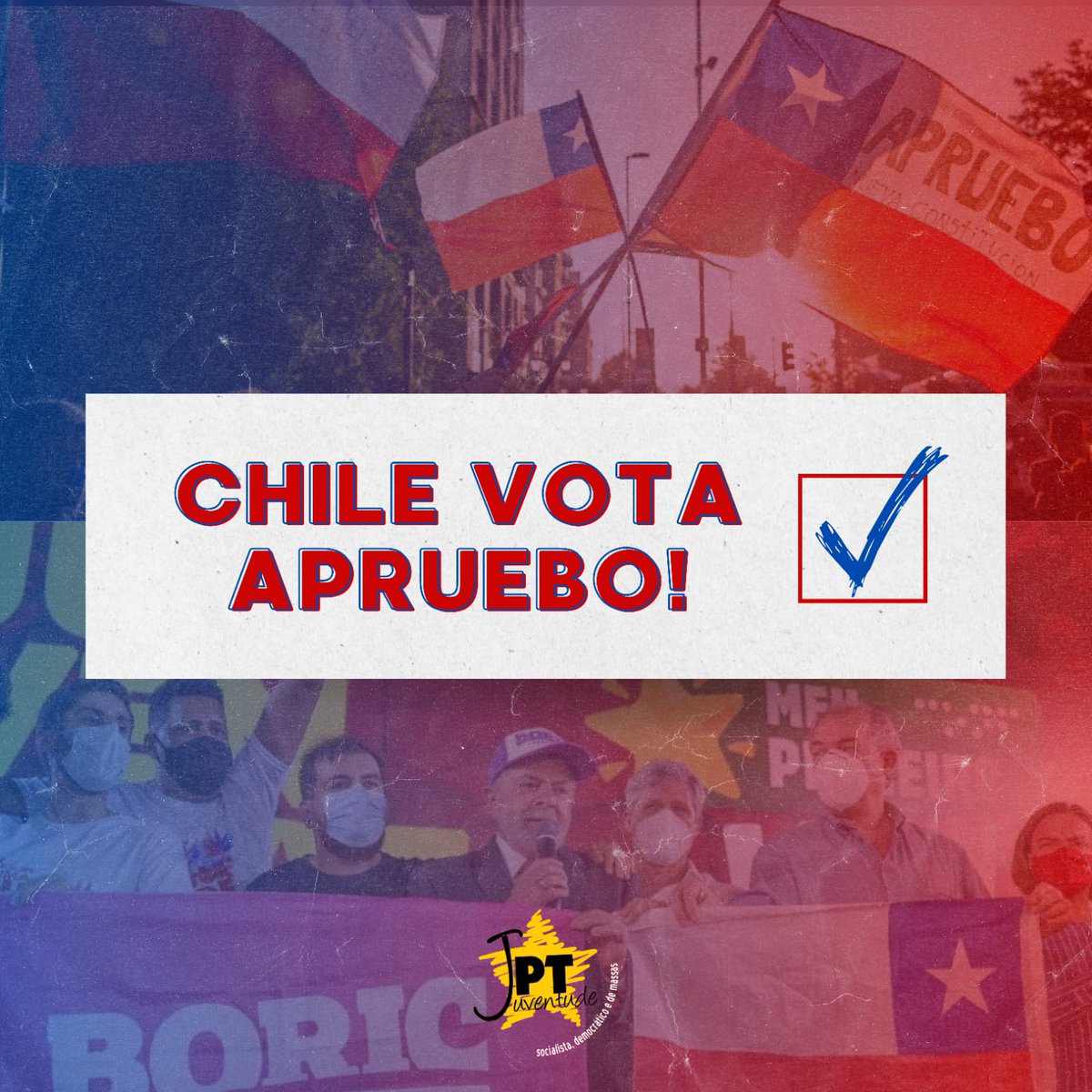 🇨🇱🇧🇷 Em um momento de fragilidade da nossa democracia no Brasil, o presidente Lula nos disse: 'Os poderosos podem matar uma, duas ou três rosas, mas, jamais poderão deter a chegada da primavera.' (+) #ChileVotaApruebo