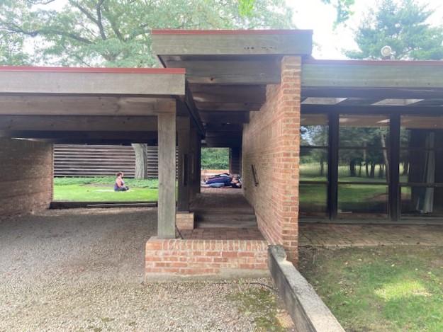 Relax before you relax this Labor Day weekend. Saturday morning yoga offered at the Schweikher House. We clearly have you covered (along the entry walk). If it rains, we can also go inside!

Details and registration schweikherhouse.org/events