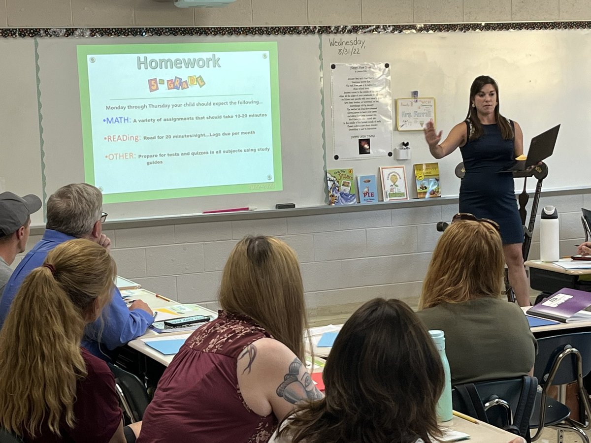 CBButlerElem's tweet photo. It was so great to see our families at Butler’s 5th &amp; 6th Grade Back to School Night this past Wednesday, 8/31! Learning about their student’s curriculum will support the learning and growth throughout the year! https://t.co/3vElCTpZuf