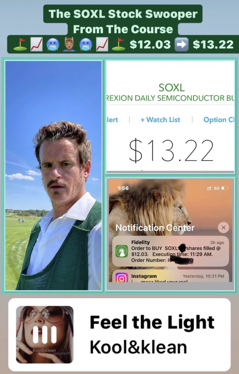 BrettJGAugLeo83's tweet photo. The $SOXL #Stock #Swooper From The #GolfCourse ⛳️📈🥶📈⛳️ $12.03 ➡️ $13.22 
https://t.co/ZCvLwewFMa https://t.co/5oJHQXCzuC