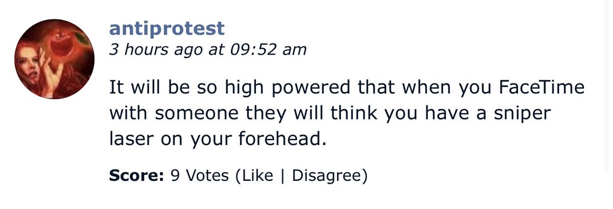 rdottxt's tweet image. So apparently the iPhone 14 will have a pill shaped cutout (instead of the notch) and that the privacy indicators (aka light indicating that camera or mic is being used) will be brighter. And then there’s this comment on @MacRumors 😆😂🤣😂