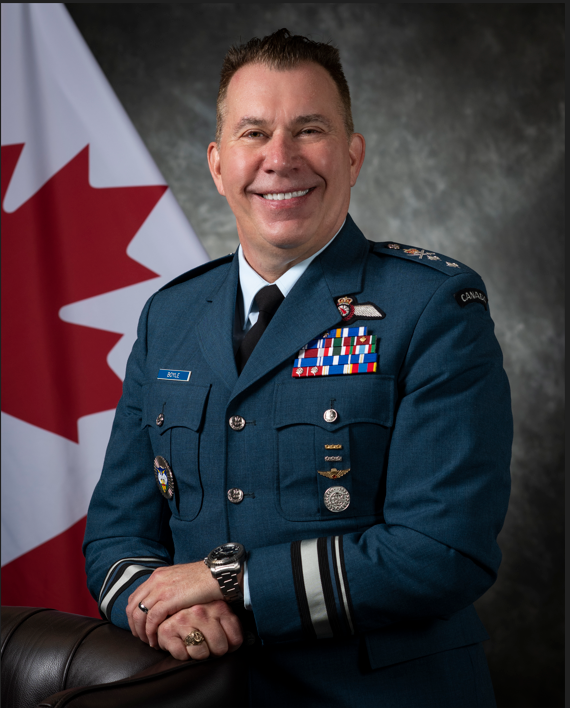 1stAF's tweet photo. The Continental U.S. NORAD Region (CONR) welcomes 🇨🇦 Canadian Maj. Gen. S.T. Boyle as our new CONR deputy commander, his wife Danielle Olivia Taylor &amp; their dog Lucy. He has combat experience, is a private pilot and also a rescue-qualified scuba diver. https://t.co/V8Nq9qJNpm https://t.co/Fcs7oX155H