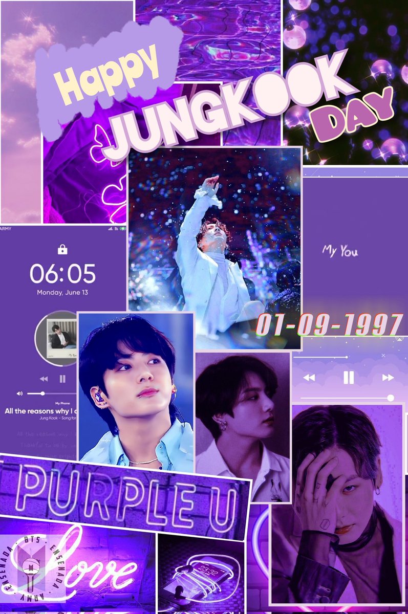 ArmyEnsenada's tweet photo. ARMY!! Sigamos festejando el cumpleaños de nuestros hermoso Golden Maknae.💜🐰🎉

#HappybirthdayJungkook
#OurPurpleLightJK
#WithJKNightAndDay
#OurYouJungkook
#VoiceOfGoldJungkook
#AlwaysSmileJungkook
#MyPrideAndJoyJK
#GoldenStarJKDAY
#JungkookDay
#HAPPYJKDAY https://t.co/zCPQ9Xse4D