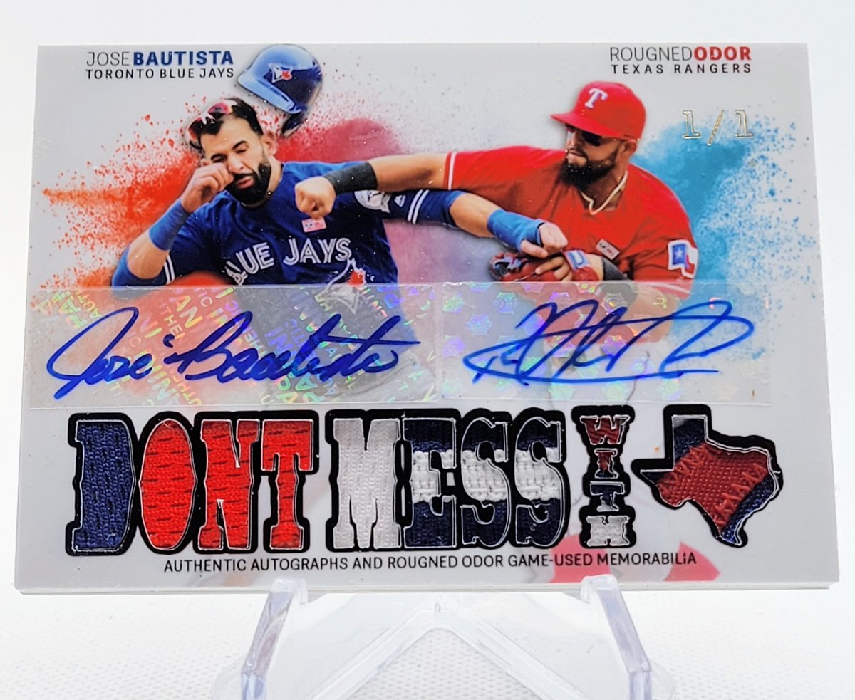 CardArtConnect's tweet photo. Words to live by #DontMessWithTX #rangers @CardPurchaser https://t.co/wOqELQdCRo