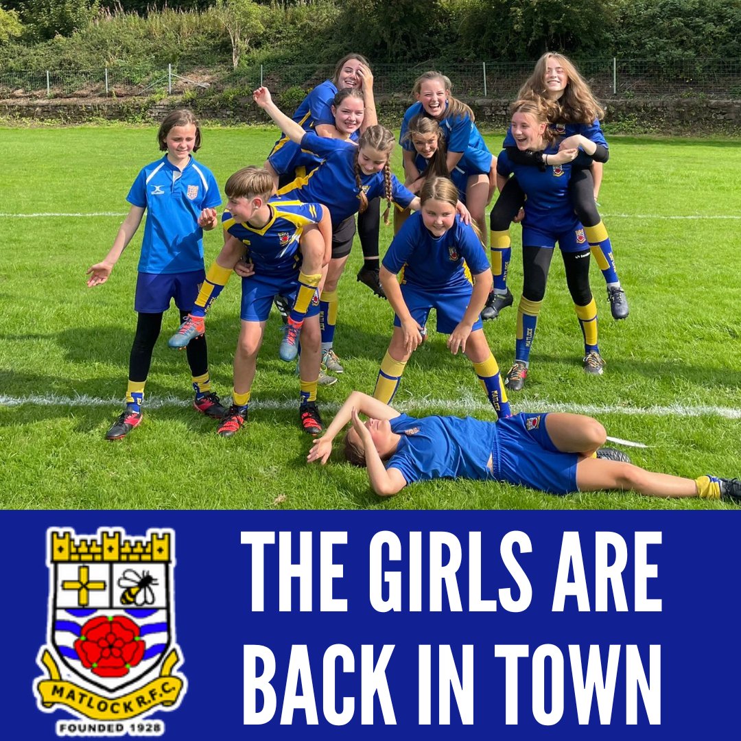MatlockBees's tweet photo. The Bees are back! New season starts this Sunday 4th Sep. Join us from 1:30pm.
All girls from Y6 to Y13 welcome.
@matlockrugbyclub @matlock_rugby_junior_and_mini
#matlockbees #matlockrugby #matlockrugbyclub #nld #nldgirlsrugby #derbyshiregirlsrugby #RedRoses #teamgoals #rugb https://t.co/Bq7UCybt6C