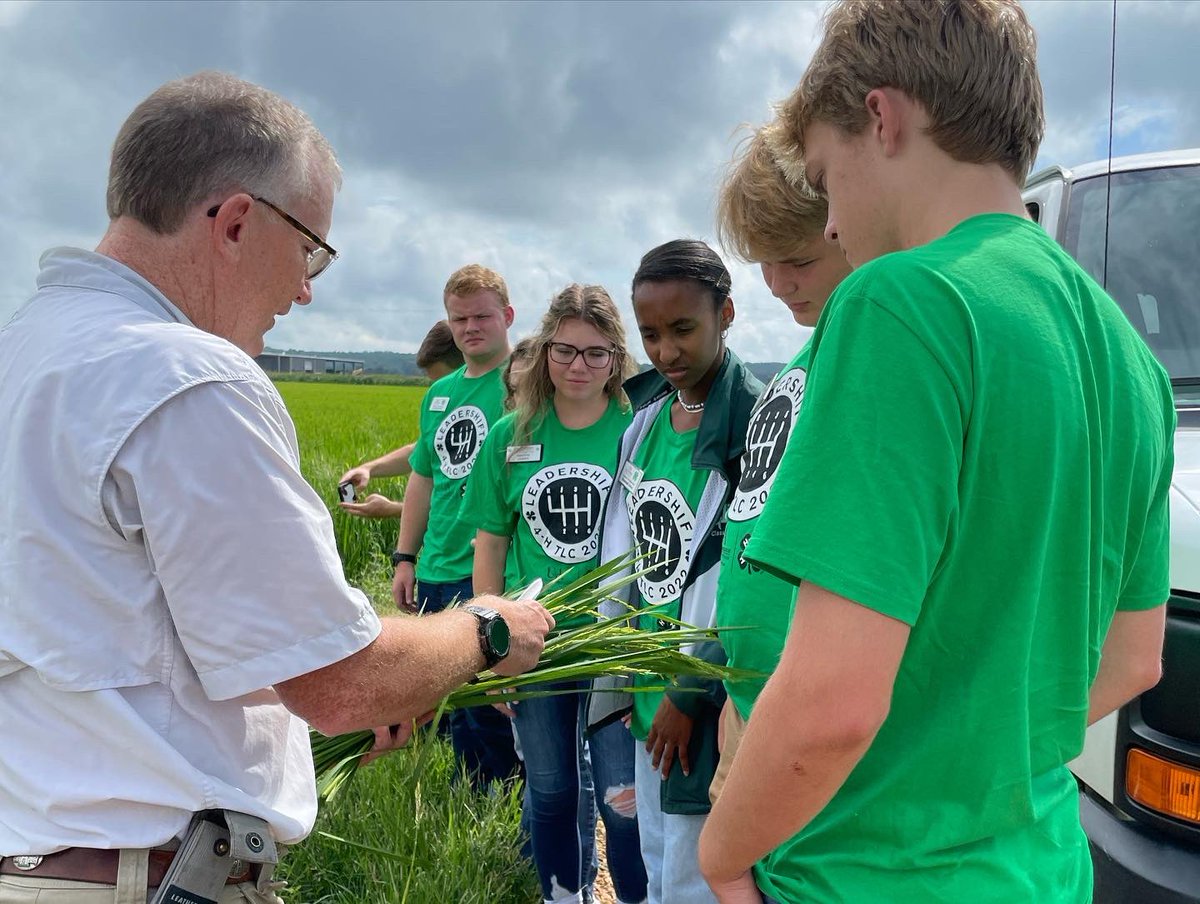 Arkansas4H's tweet photo. Itβs National RICE month & if you know anything about AR #Ag you know that rice is a big deal around here!!
Earlier this month, the #AR4H State Officer team visited the @NEArkRice where they got a glimpse in to some of the rice research & education happening ππΎπ
#AgInArk https://t.co/NPcxgNoNdO