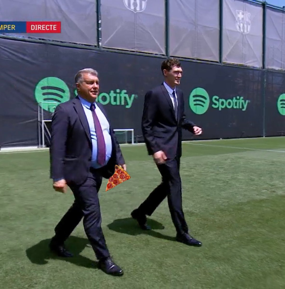 For every 25 likes I’ll feed Laporta more pizza