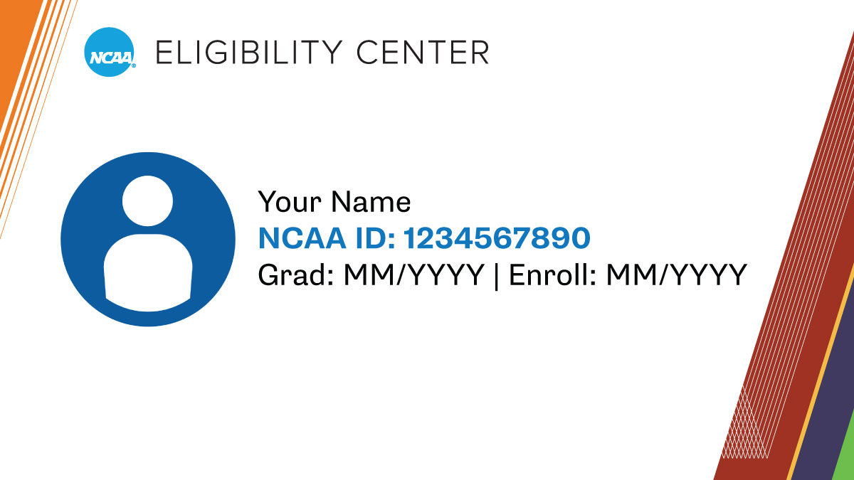 Where can you find your NCAA ID? Log in to your <a href="/ncaaec/">NCAA Eligibility Center</a> account. Your <a href="/NCAA/">NCAA</a> ID is in the top-right corner, just below your name.

➡️ on.ncaa.com/EC