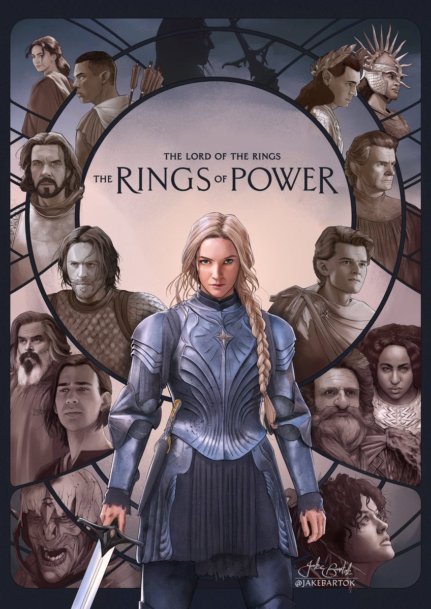 'Evil does not sleep. It waits.'

It's #TheRingsofPower release day and I cannot wait to jump in to Middle-Earth again! 

It was awesome to create this @lotronprime artwork for @primevideoaunz

I had the soundtrack by Bear McCreary on repeat while working too

#PrimeVideoCreator