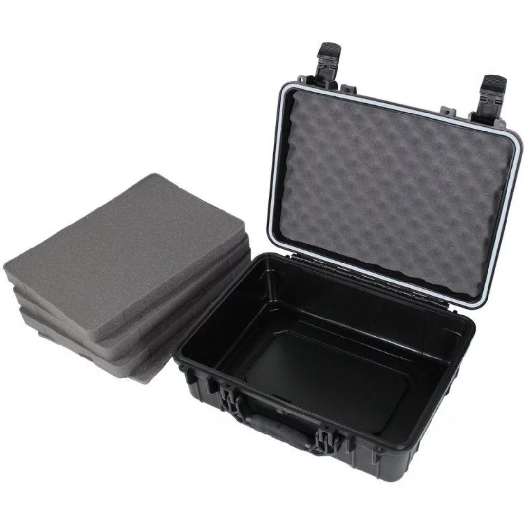 WickedEdge's tweet photo. Take advantage of our overstock! Waterproof and shockproof Royal Case Hard-Carrying Case with customizable foam. Perfect for your Wicked Edge, camera, laptop, etc. Available while supplies last. 
Dimensions: 20" x 16" x 7.5" https://t.co/zGOQfoqzLk