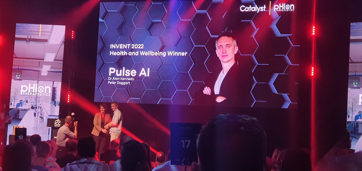 .<a href="/Prof_H_McCarthy/">Helen McCarthy</a> delighted to support the future of Health and Wellbeing #INVENT2022 <a href="/pHionTx/">pHion Therapeutics</a> congratulations Pulse AI!