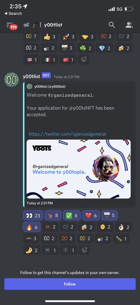 rganizedgeneral's tweet image. LFG, thank you to everyone who vouched for me. Smiling ear to ear right now. @y00tsNFT hype af right now!!!
