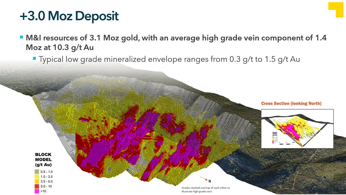 #CerroBlanco will have an avg. head grade of 2.0 g/t Au over 10 yrs and a LOM strip ratio of 2.7:1, making it one of the highest grade open pit gold projects. Check out the technical report for details: bluestoneresources.ca/cerro-blanco-p…