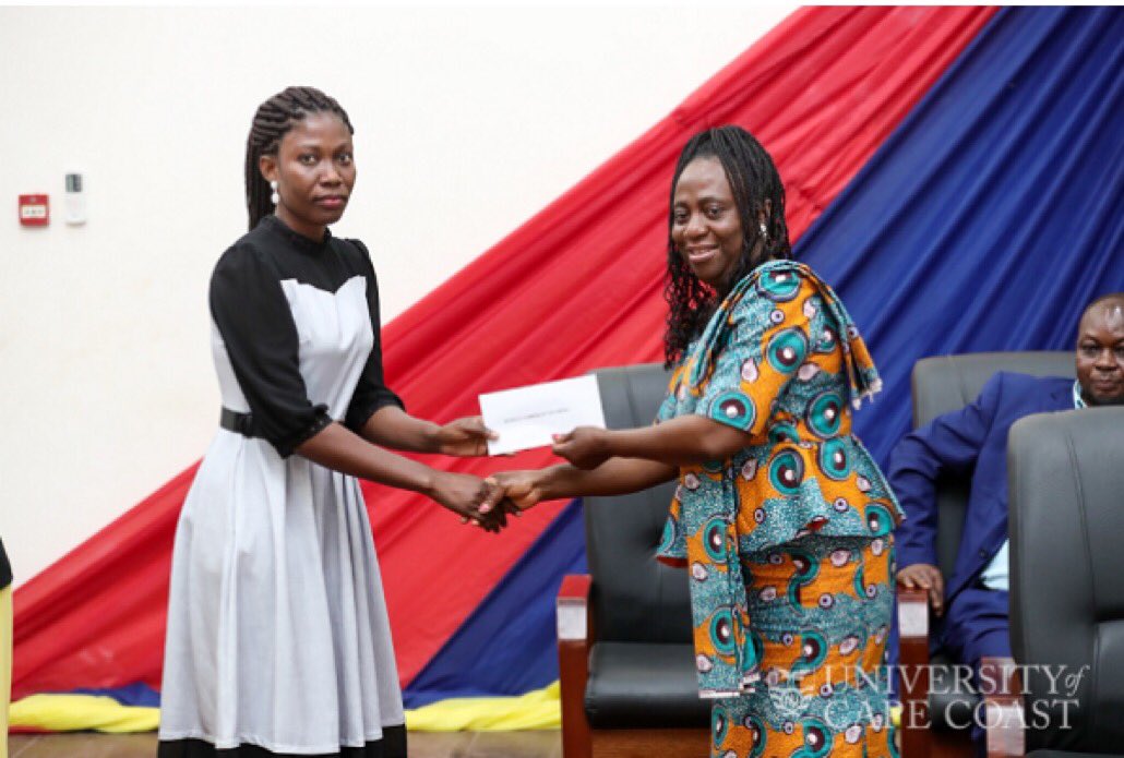 VoiceOfUCC's tweet photo. Fifty-seven postgraduate research students of the School of Graduate Studies UCC, have been awarded GHS 300,000 research grant to enable them produce timely and quality research work. https://t.co/jQSP9N0W7R