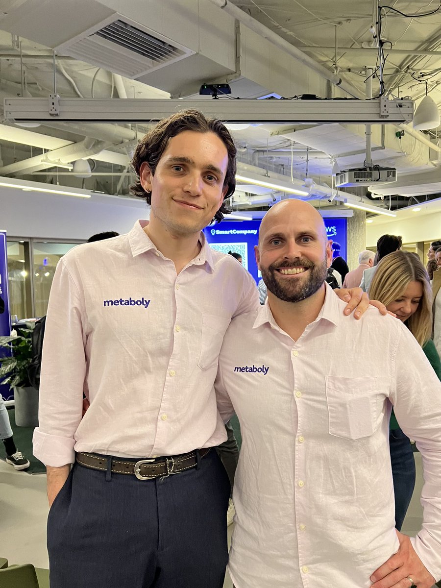ICYMI - <a href="/Metabo_ly/">Metaboly</a> pitched at <a href="/startupsmart/">SmartCompany Startups</a> last night. 

They’re changing the way we prevent, manage and reverse Type 2 Diabetes. The current diagnosis and management of T2D is supremely dated and their product works. 0 patient drop-off rate.