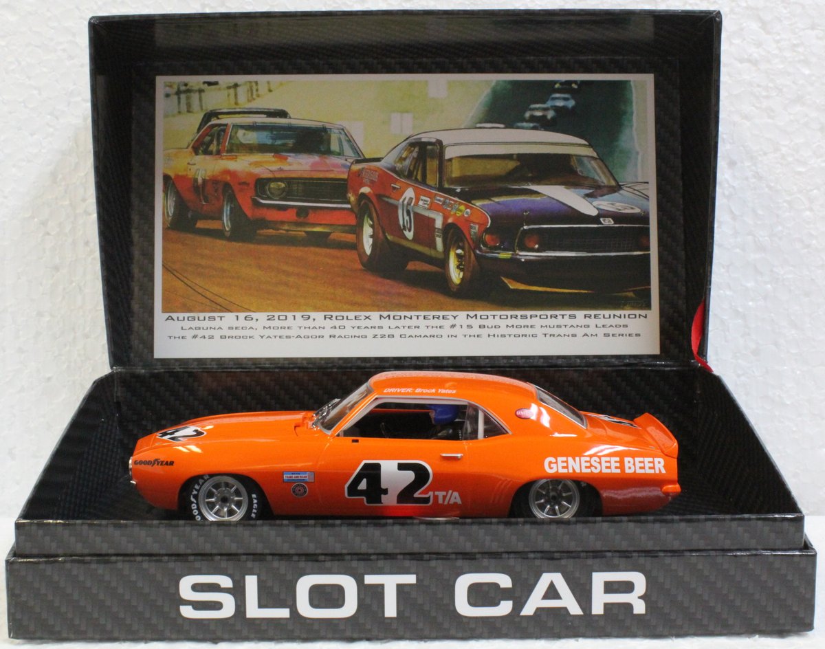 gtslotcars's tweet photo. Product Showcase: BRM-118 Chevrolet Camaro Z28 Genesee Beer, #42 1:24 Slot Car:
https://t.co/tetJvWHZtL
#slotcar #slotcars #brm #Chevrolet #Camaro #chevy #Z28 #GeneseeBeer #TransAm #rolex #rolexreunion #montereycarweek #vintageracing #historicracing https://t.co/Fv9Lk83giU