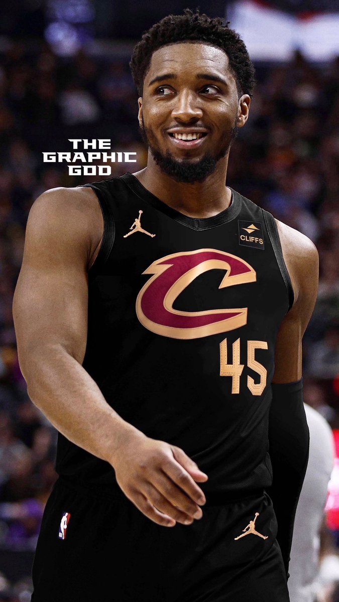 FIRST LOOK: Donovan Mitchell as a Cleveland Cavalier. #Cleveland #Cavs #NBATwitter #Breaking