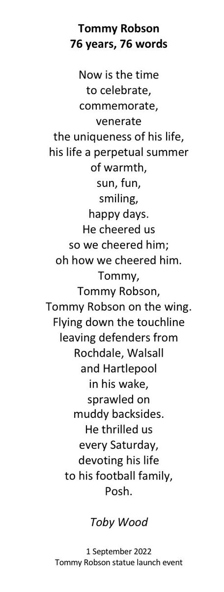 Excellent Tommy Robson statue launch event at Peterborough Museum this evening - superbly led by @adi_mowles - support the efforts. Make it happen. Bring Tommy home! @tommystatue @wearepisa2000 - thanks to @PboroMuseum for hosting thetommyrobsonstatue.co.uk