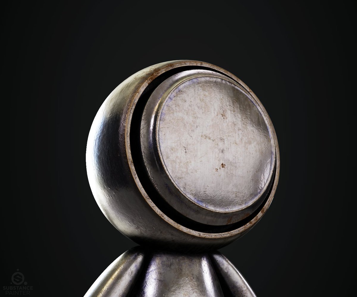 bsdbx99's tweet image. Random metal SM rendered in Iray #smartmaterial #meetmat #material #shader #substancepainter #iray  #gamedev #environmentart