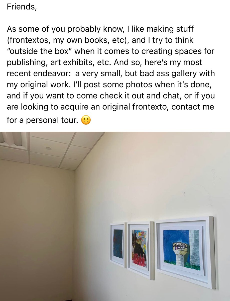 OctQuintanilla's tweet photo. Check this out!
#gallery #artgallery #frontexto #frontextos https://t.co/I8wtAuW0p2