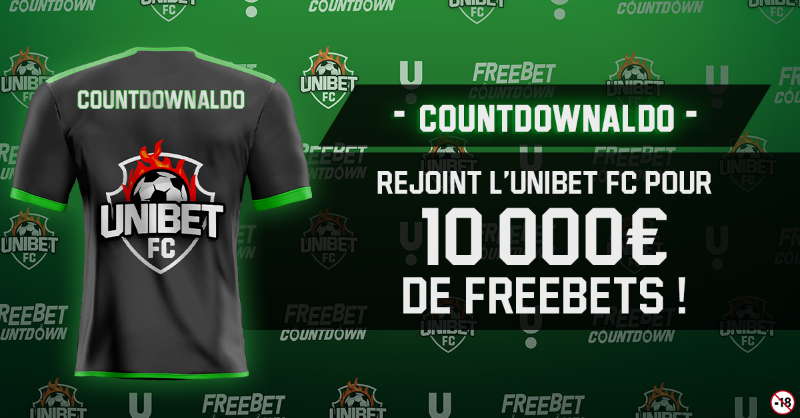 UnibetFrance's tweet photo. ✍️ Officiel - Countdownaldo signe à l'Unibet FC !

💚🖤 Bienvenue GOAT 🐐
🎁 Un bonus offert de 2x50€ parmi les RT + #UnibetFreebetClub