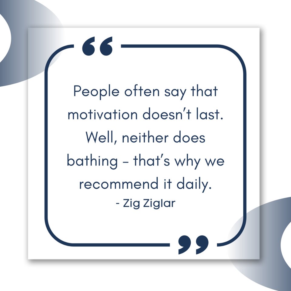intntnlty's tweet photo. “People often say that motivation doesn’t last. Well, neither does bathing – that’s why we recommend it daily.” - Zig Ziglar
#INTENTIONAL #LetsGo #Motivation
#IntentionStrategy #Focus #Inspiration https://t.co/SEqvdsee4j
