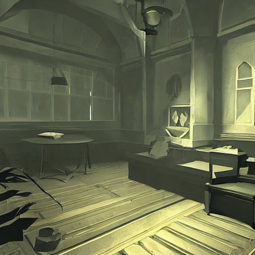 The conservatory #gameart #ai #conceptart