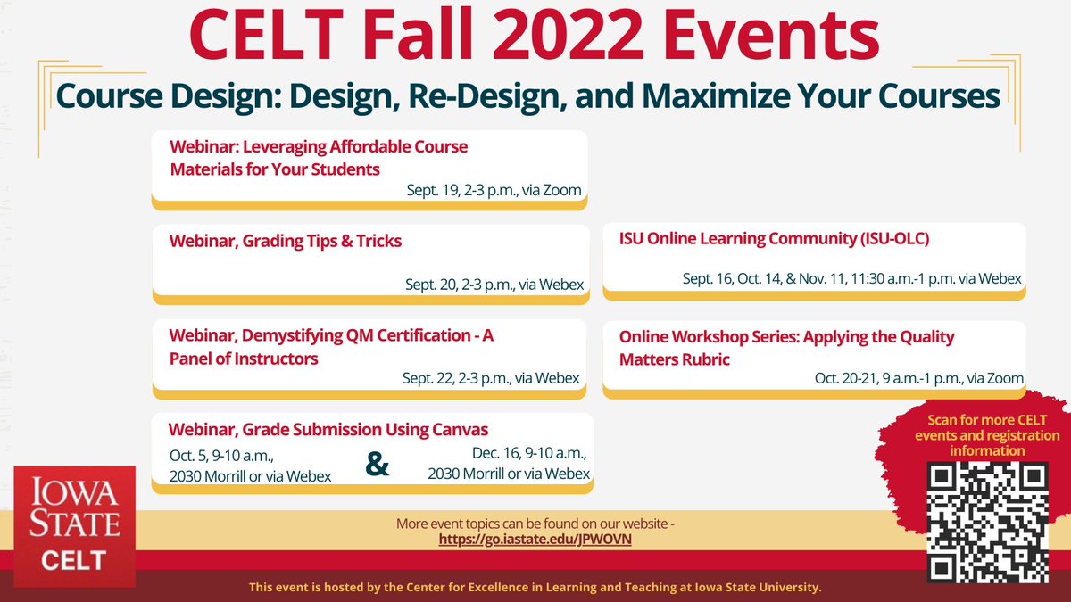 CELT at Iowa State University tweet media